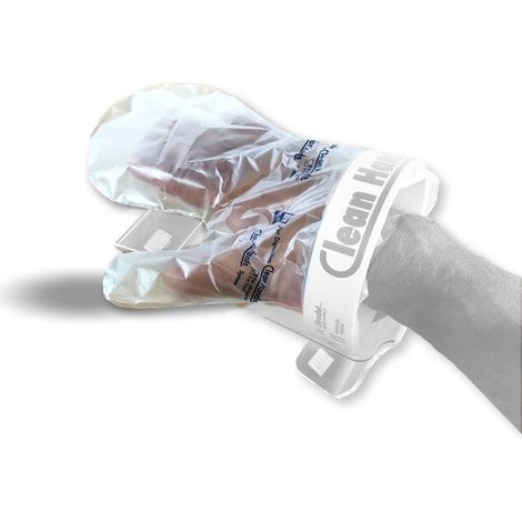 Kibros – Boîte de 100 gants jetables ambidextres – Matériau adapté contact alimentaire – Compatible dispositif magnétique Clean hands (1/5)