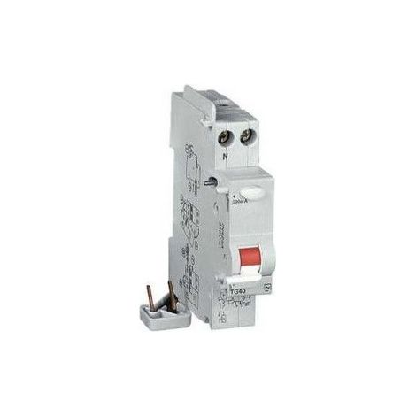 Bloc differentiel 40A 1P+N 300mA type AC VIGI TG40 (remplacé par A9N21483) SCHNEIDER 21483 (1/2)