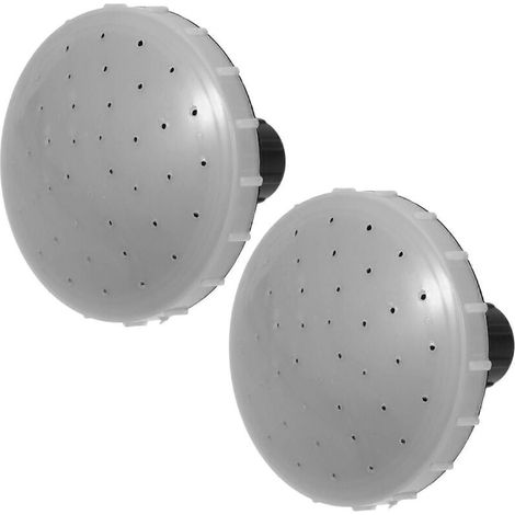Garden Watering Can Replacement Nozzles 2pcs Rose Head Sprinkler Even Water Distribution for Potted Plants Herbs Bonsai Durable PE Material (1/5)