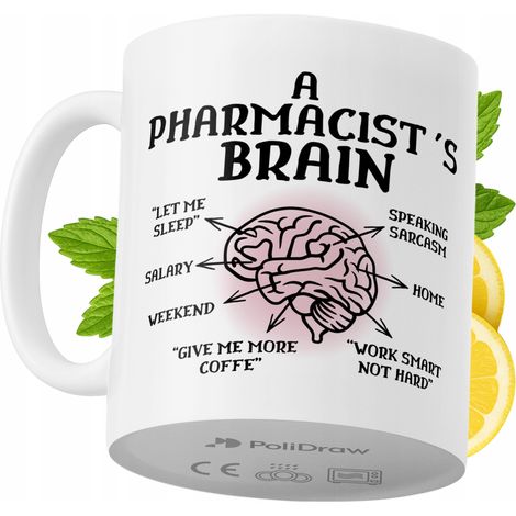 Lustige Kaffee- oder Teetasse für Apotheker mit witzigem Textdesign – ideal für Geburtstage, Namenstage, Feiertage und besondere Anlässe. Hochwertige Tasse für Zuhause, Büro und Arbeit. Farbe: Weiß, 3