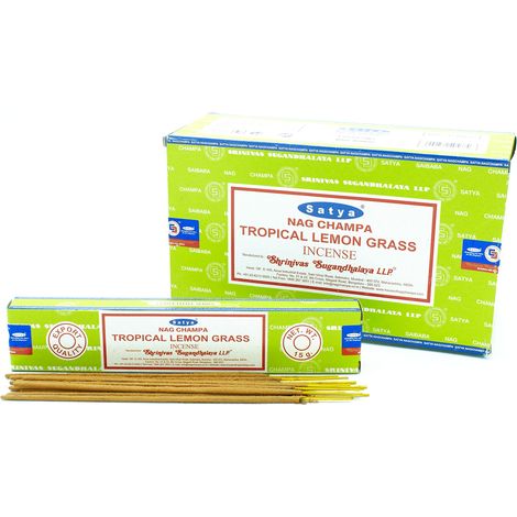 Bâtons d'encens Satya 15g - Citronnelle Tropicale- Vendu par 1 (1/3)