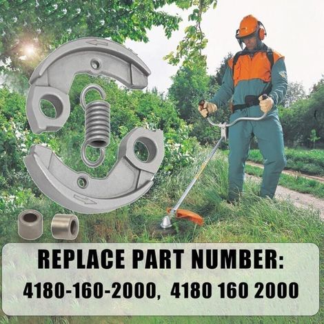 Kit d'embrayage et ressort de tension en acier pour tondeuses STIHL FS90 FC90 FS90R FC100 FS100 FS110 M100 HT100 HT131 HT101 HL100 HL90 (1/5)