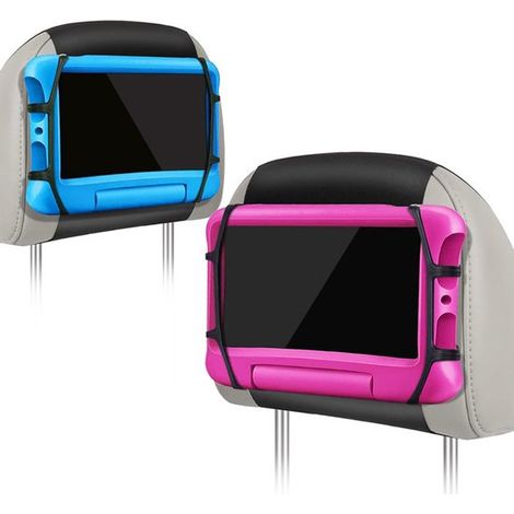 Support de tablette pour voiture – 360° pivotant – Appui-tête – Universel – Noir – Banquette arrière (1/5)