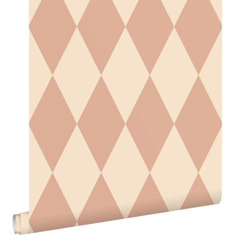 papier peint vichy rose  - ESTAhome (1/4)