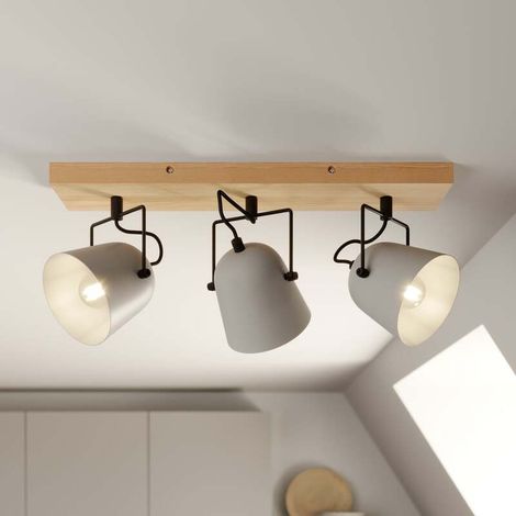 [GEBRAUCHT] B-Ware Lindby Adalin Deckenlampe 3-fl. grau Deckenlicht Lampe Leuchte Deckenstrahler (1/2)