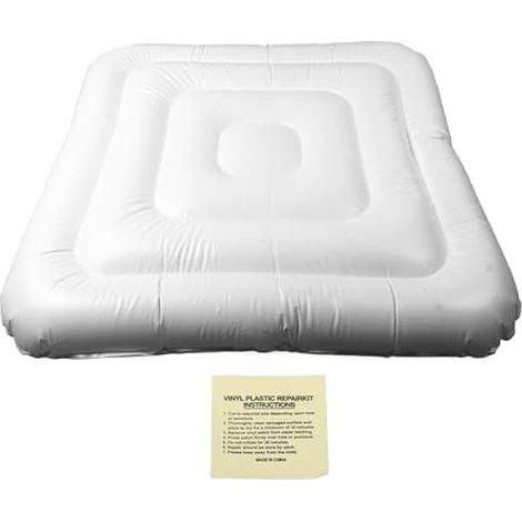Housse de spa à économie d'énergie, protection thermique, couvercle gonflable, trop-plein, technologie d'isolation thermique, bulle carrée pour 6 personnes, convient pour 6 personnes (1/5)