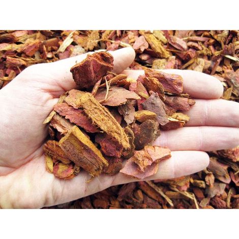 Corteccia di larice rossa portoghese 10/20 mm (1 kg - c.ca 5 lt)