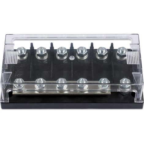 Porte-fusible solaire 6 voies – CIP050060000 – Pour méga fusibles – Installation facile en extérieur – Résistant aux intempéries – Victron Energy