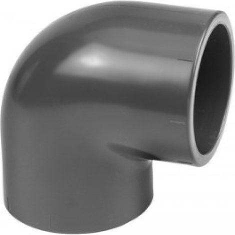 Coude à 90° en PVC diamètre 63 mm
