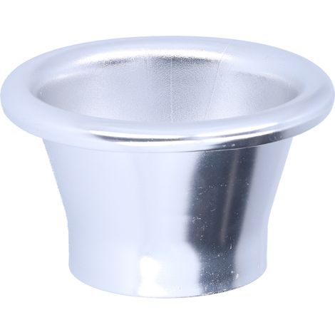 Adaptateur de Prise d'Air Froid Turbo 2,6 Pouces Cornet à Vitesse en Aluminium CNC Argenté pour Modification Automobile (1/5)