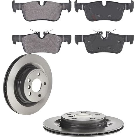 KIT FRENI POSTERIORI compatibile con BMW X2 (F39) - DISCHI + PASTIGLIE OEM: P06094 / A 00 507 / 18453 , 18457 , 18458 /SOSTITUZIONE DIRETTA/BASSA POLVERE/SILENZIOSO (1/5)