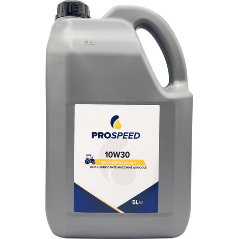 OLIO LUBRIFICANTE PER MACCHINE AGRICOLE 10W30 - tipo STOU lt.5  - PROSPEED
