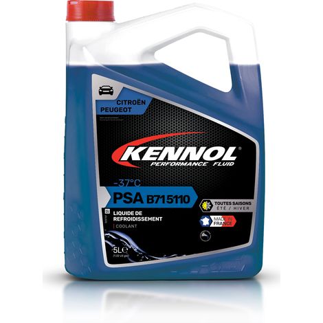 KENNOL Liquide de refroidissement -37°C (Peugeot, Citroën), bidon 5 litres