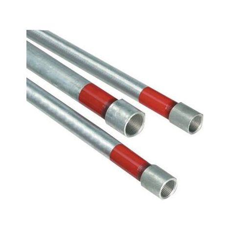 TUBO ZINCATO IN BARRE ML 6 ACQUA - GAS SENZA PIOMBO Misura: 3"