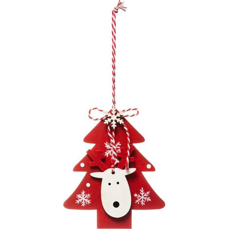 Weihnachtsbaum Rentier aus Holz 12 cm - Feeric lights & christmas