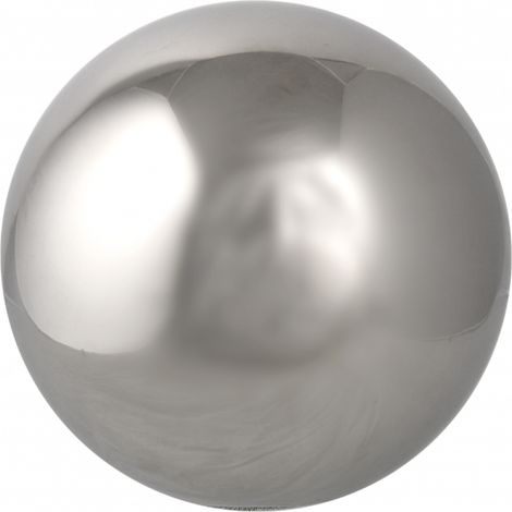 Sphère de jardin - D 19,6 cm - Acier inoxydable - Livraison gratuite
