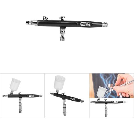Kit d'impression aérographe miniature 0,3 mm 20 cc/40 cc AR131T Noir