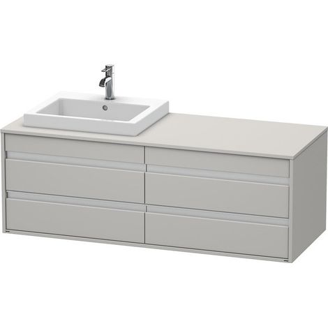 KETHO mobile lavabo 550x1400x496mm WT li cemento