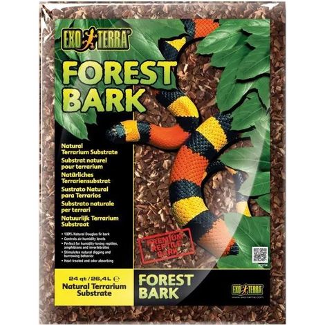 Exo Terra Forest Bark substrato naturale marrone 26,4 litri