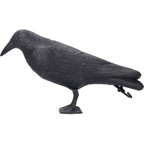 1 Leurre de chasse corbeau, réaliste, en plastique, imperméable, pour jardin, potager, parc et pelouse (1/5)