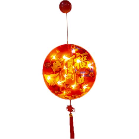 Rote LED-Laterne als Dekoration zum chinesischen Neujahr und Frühlingsfest für das Schlafzimmer (1/2)