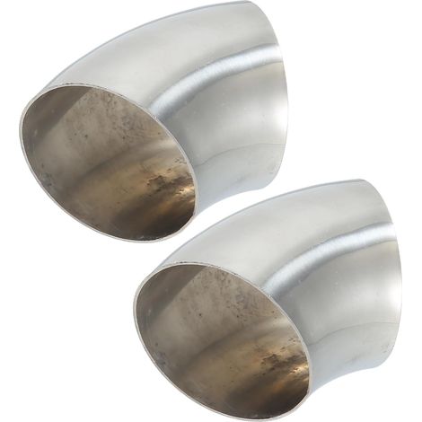 OD 2,48" 45 Degré Inox Acier Courbure Tube Échappement Coude Tuyau 2pcs (1/5)