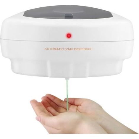 500ml Distributeur automatique de savon à main Activé par le capteur IR du Touchless Pompe à lotions savon Pour l\'hôtel de cuisine (1/4)