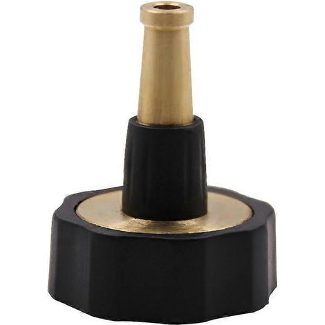 Garden Hose Nozzle Heavy Duty Sweeper Sprayer Nozzle with Comfortable Rubber Grip 2pcs, Garden Water Connectors 5037mm Black, KoleZy (1/5)