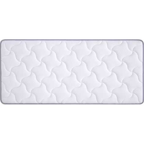 CHICFURN Matelas à ressorts ensachés 140x200x10 cm H3 pour canapé-lit, lit pliant et lit d'appoint, 7 zones, mousse à mémoire, respirant, certifié OEKO-TEX (1/5)