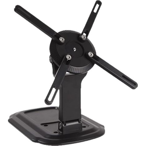 Desktop projector stand - Non-slip swivel base for small tabletop projectors - Foldable stand for meetings, family presentations, and home cinema (1/5)