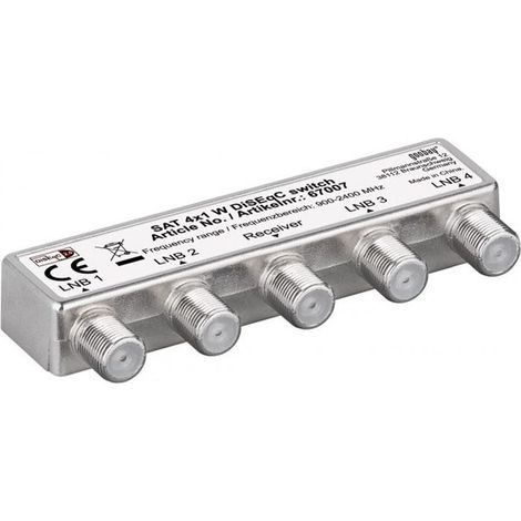 Diseqc 4x1 Interrupteur pour 4 Lnb 67007 (1/2)