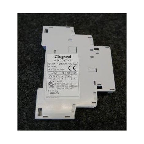 Contacts auxiliaires 1NO et 1NF pour disjoncteur moteur MPX³ montage latéral