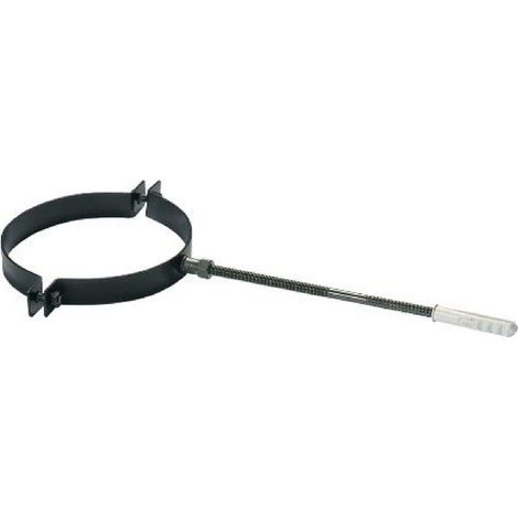 Tubi acciaio pellet 100mm accessori stufa cm25 50 100curva45°90°T rosone condensa COLLARE REGGITUBO 100 MM