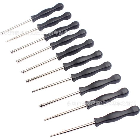 10-piece motorcycle carburetor screwdriver, multi-head adjustment bolt, key, maintenance tool kit (1/5)
