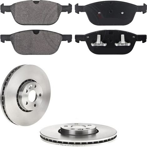 KIT FRENI ANTERIORI compatibile con VOLVO XC60 I SUV (156) - DISCHI + PASTIGLIE OEM: P 86 023 , P 86 026 / 17985 /SOSTITUZIONE DIRETTA/BASSA POLVERE/SILENZIOSO (1/5)