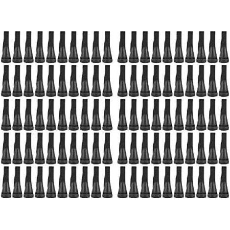 XVX – Lot de 100 doigts de plumeuse en caoutchouc pour machine d'épilation volaille – Épilation rapide poulet, canard, oie – Couleur noire