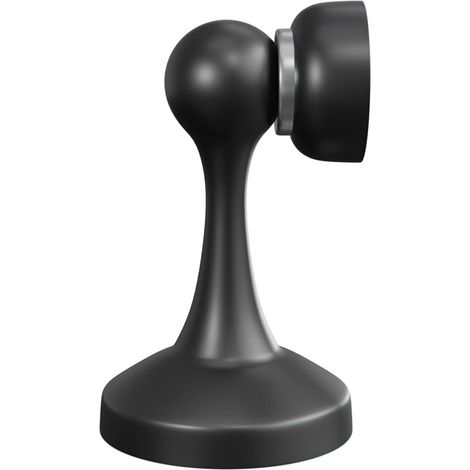 Amig - Magnetischer Türstopper, Boden- oder Wandmontage, starker Magnet, einfache Installation, Schrauben im Lieferumfang enthalten, Edelstahl, Ø55 x 85 mm