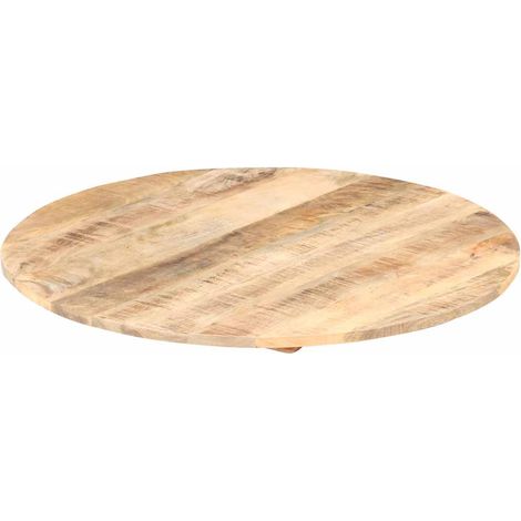 Maison Exclusive - Tischplatte Massivholz Mango Rund 15-16 mm 50