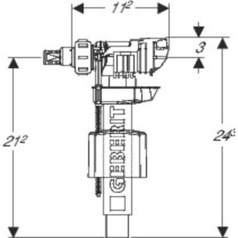 Robinet flotteur type 380 alimentation latérale unifill - (1/4)