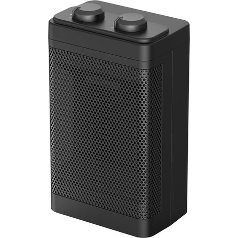Energiesparender Heizlüfter, 1500 W, 3 Heizstufen, Keramik-Heizelement, 70°-Oszillation, Überhitzungs- und Kippschutz