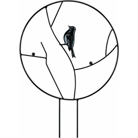 Metall-Gartenspalier für Kletterpflanzen, langlebige, rostbeständige Pflanzenstütze aus Metall für Blühpflanzen, Topfpflanzen, Ranken und Blumen.