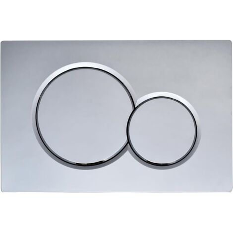 Plaque de commande WC compatible Geberit Sigma UP300 UP320 UP720 – Matériau ABS – Installation facile sans outils – Chasse d'eau double- (1/5)