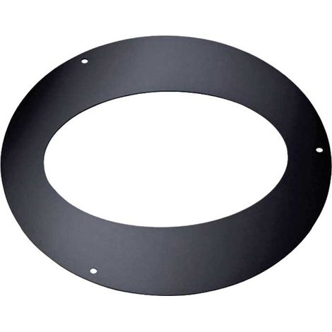 ROSONE 45° NERO PESANTE PER STUFE Ø130 mm