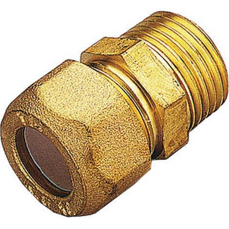 RACCORDI OT.DIRITTI BICONO - M/GAS 14X1/2. Prezzo per 1 pezzo. (1/2)