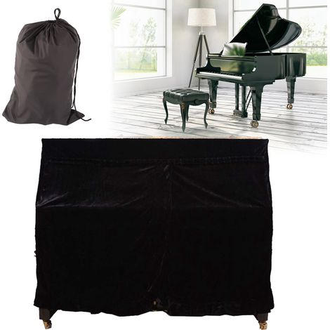 Housse intégrale pour piano droit, protection contre la poussière et le soleil, tissu imperméable, protection pour appareils électriques, 153 x 35 x 110 cm (1/5)