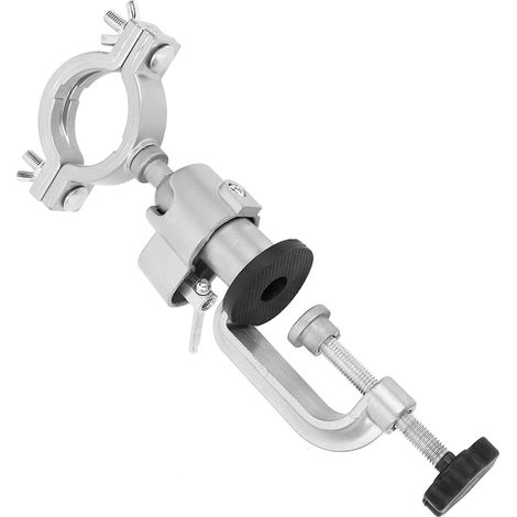 Support de perceuse électrique rotatif 360° avec étau de serrage pour meuleuse d'établi (1/5)