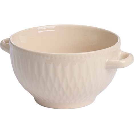 Beige Suppenschüssel 650 ml (1/4)