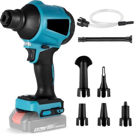 Coocheer – Souffleur à batterie 18V – Moteur sans balais 50 000 tr/min – Poussée d'air 150 m/s – Poids léger 1,4 lb pour nettoyage précis (1/3)