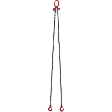 Elingue chaine 2 brins ajustable 1.6 T 2 m IDMAT (1/3)