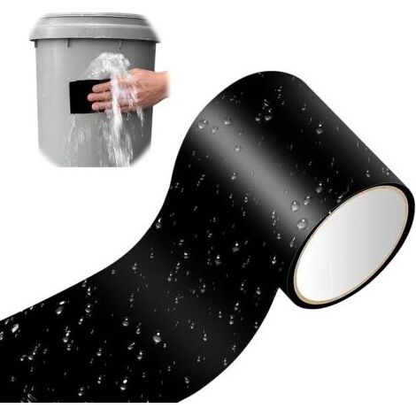 Ruban Adhésif de Réparation Extrêmement Résistant à l'Eau [1,5 m],Kit de Réparation pour Piscine, Tente, Étang，Puissance Adhésive Exceptionnelle (1/4)